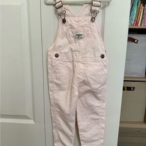 OshKosh B'gosh Heart Pocket Pink Overalls